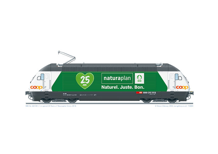 Re 460 001-1 Coop Naturaplan 25 Years