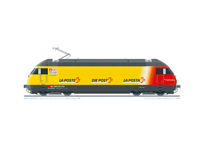Re 460 070-6 La Poste/Die Post/La Posta