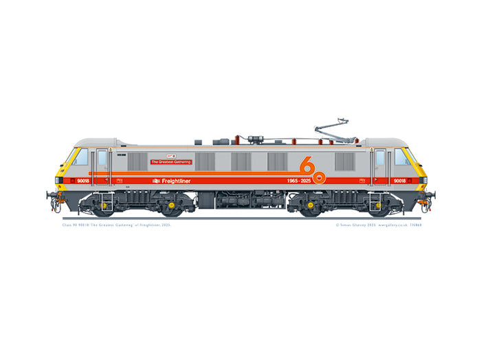 Class 90 90021 Freightliner 1965-2025 'The Greatest Gathering'