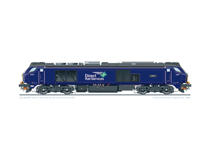 Class 68 68007 Valiant DRS