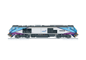 Class 68 68030 'Black Douglas' TransPennine Express