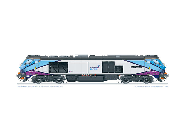 Class 68 68028 'Lord President' TransPennine Express