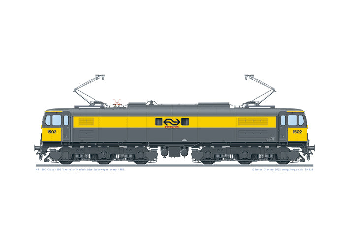 In1502 Nederlandse Spoorwegen 1500 Class 1502 'Electra' – WWR Gallery