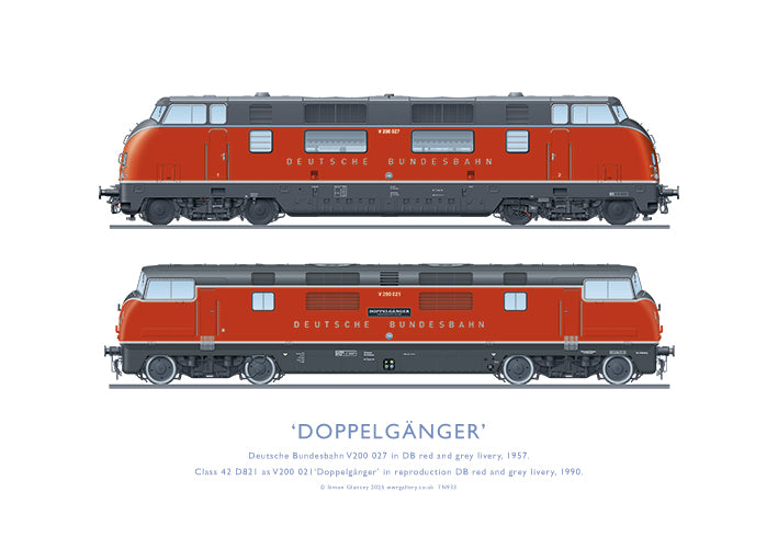 Db 0200 DB V200 V 200 027 & BR Class 42 D821 'V 200 021' – WWR Gallery