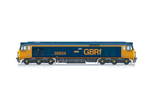 Class 50 50007 as 50034 'Furious' GBRf livery