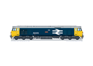 Class 50 50015 'Valiant' BR large logo 