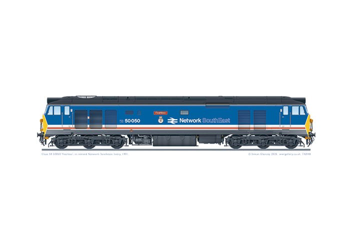 Class 50 50050 'Fearless' Network SouthEast – WWR Gallery