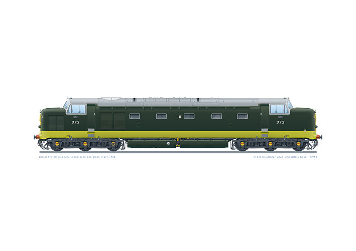 English Electric Diesel Prototype 2 DP2 1965 – WWR Gallery