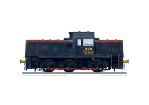 Class 14 D9555 No.9107/57 of N.C.B. North East Area, Ashington Colliery 1986
