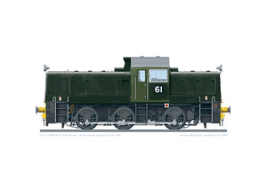 Class 14 D9529 '61' British Steel Corby, 1978