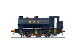 1944 Hunslet 0-6-0ST Austerity 3191 N.C.B. No.2, Wearmouth Colliery 1966