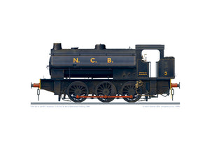 1944 R.S.H. 0-6-0ST Austerity 7132 N.C.B. No.5, Wearmouth Colliery 1968