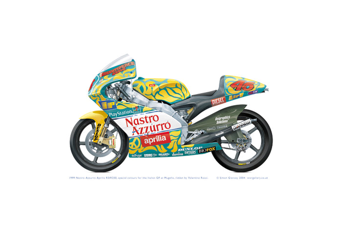 Nastro Azzurro Aprilia RSW250 1999 Italian GP