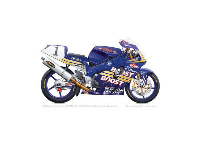 Cadbury’s Boost Yamaha YZF750R 1998