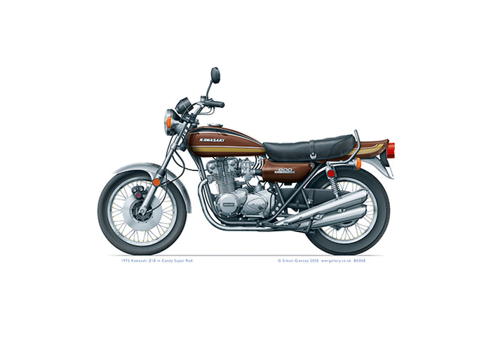 1975 Kawasaki Z1B Candy Super Red