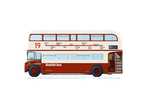 AEC Routemaster RML2574 of Kentish Bus with Route 19 branding from 1993