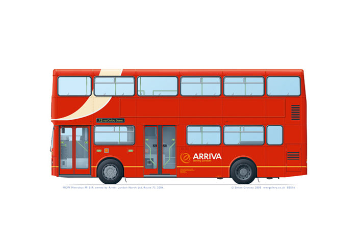 MCW Metrobus M1319, Arriva North London.
