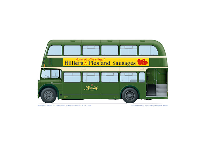 Bristol Lodekka Bristol Omnibus Co. Ltd, 1972