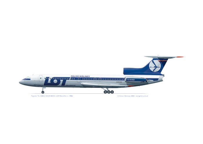 Tupolev Tu-154B-2 LOT/Aeroflot