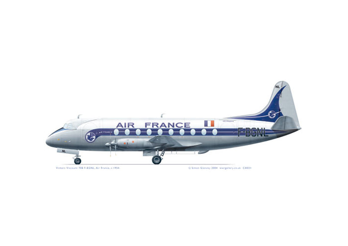 Vickers Viscount 708 Air France