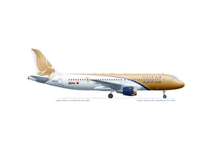 Gulf Air A320 A4O-EO.