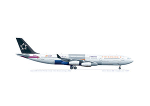 Air Canada A340 C-FYLD Star Alliance