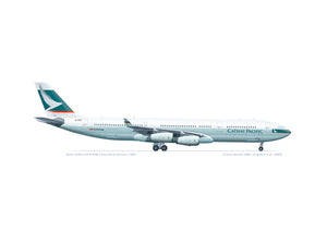 A340 B-HXB Cathay Pacific