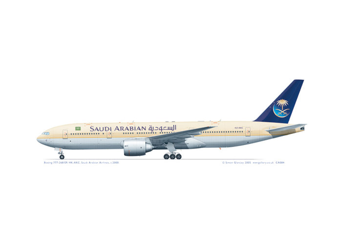 Boeing 777-268/ER Saudi Arabian Airlines