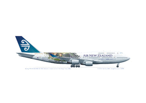 Boeing 747-419 ZK-NBV Air New Zealand