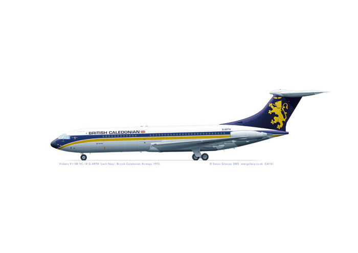 Vickers V.1100 VC-10 British Caledonian Airways