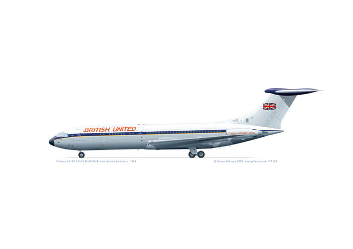 Vickers V.1103 VC-10 BUA 1965