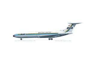 Vickers V.1103 VC-10 G-ASIX BUA 1970