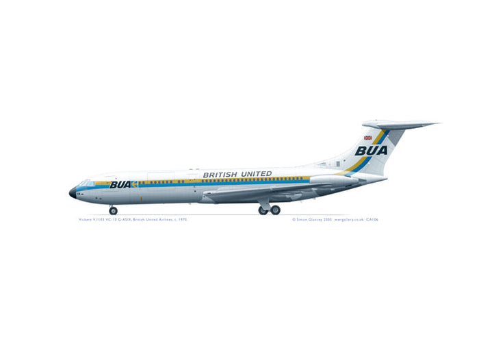 Vickers V.1103 VC-10 BUA 1970