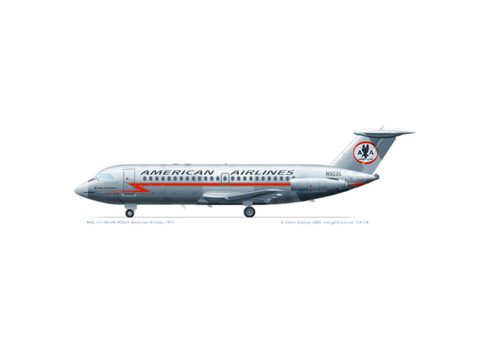 BAC 111-401AK American Airlines