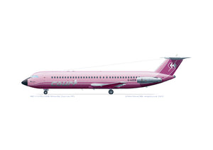 BAC 111-517FE G-AZEB Court Line lilac livery