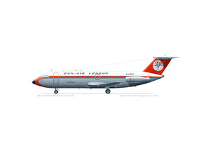 BAC 111-207AJ Dan Air G-ATTP