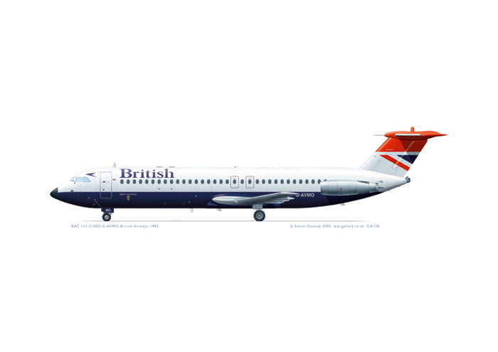 BAC 111-510ED British Airways 1983