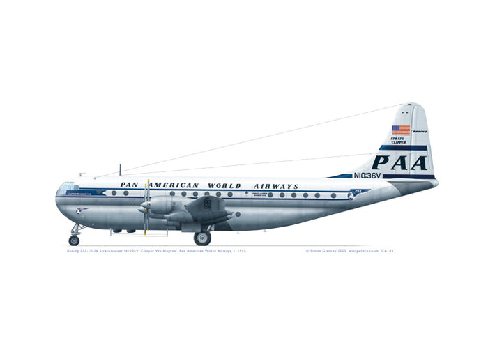Boeing 377 Stratocruiser Pan American World Airlines