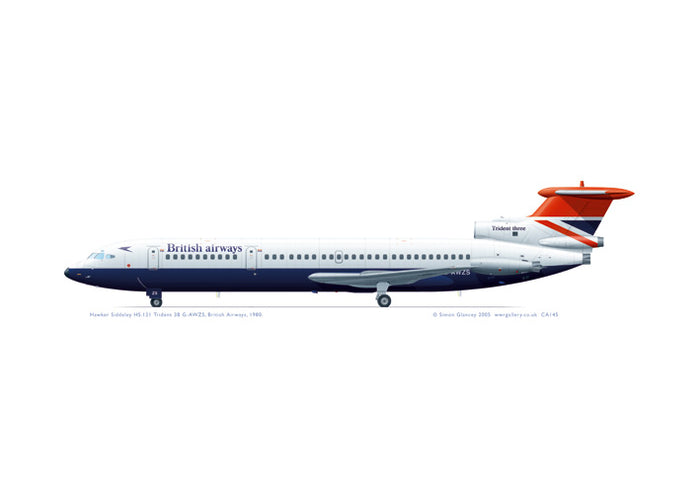 Hawker Siddeley Trident 3B British Airways