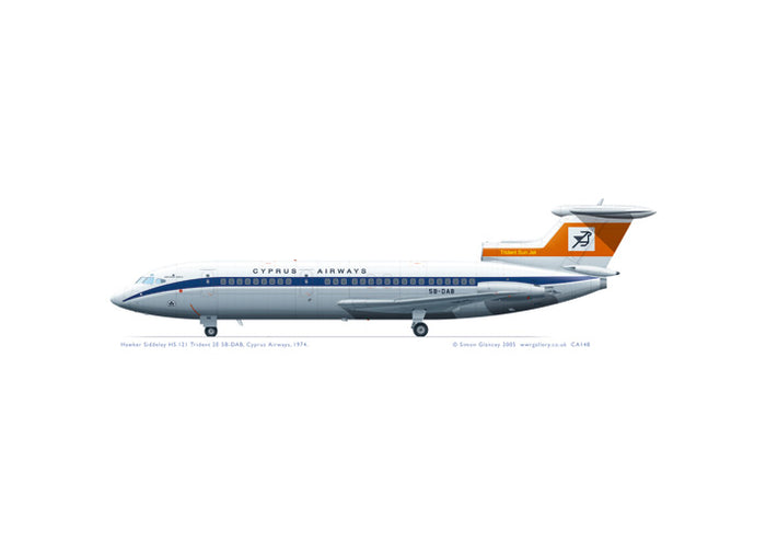 Hawker Siddeley Trident 2E Cyprus Airways