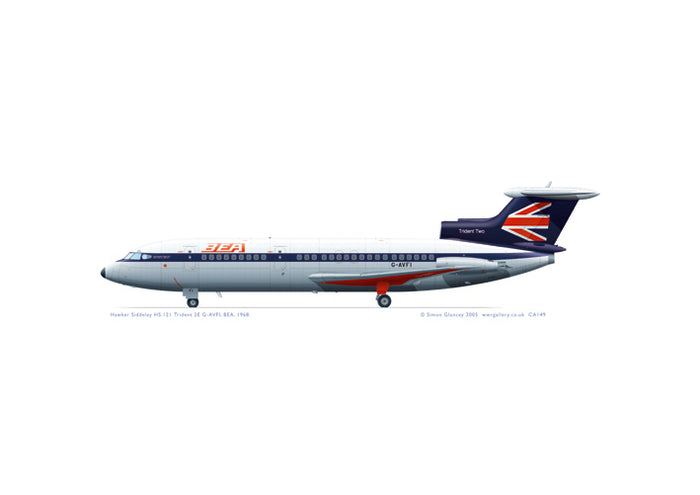 Hawker Siddeley Trident 2E BEA