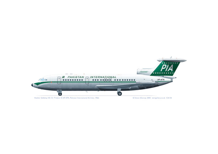 Hawker Siddeley Trident 1E PIA Pakistan International