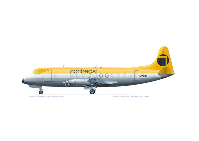 Vickers Viscount 806 Northeast