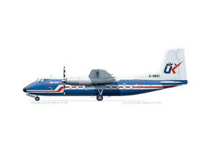 Handley-Page Herald G-BBXI Air UK 1983