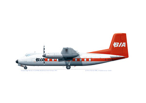 Handley-Page Herald G-AYMG BIA British Island Airways