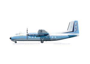 Handley-Page Herald BAF British Air Ferries G-BCZG 'Rupert Keegan' 1976