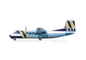 Handley-Page Herald BAF British Air Ferries G-BCZG 'Rupert Keegan'