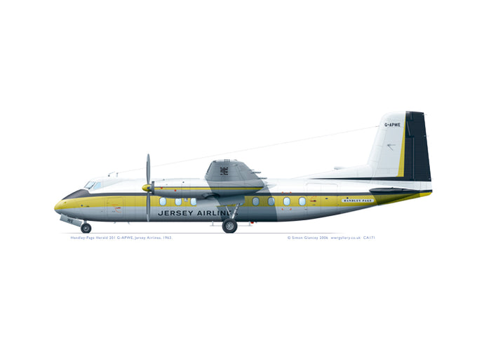 Handley-Page Herald Jersey Airlines