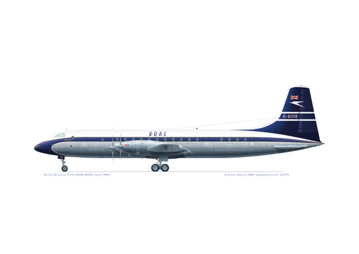 Bristol Britannia 312 BOAC