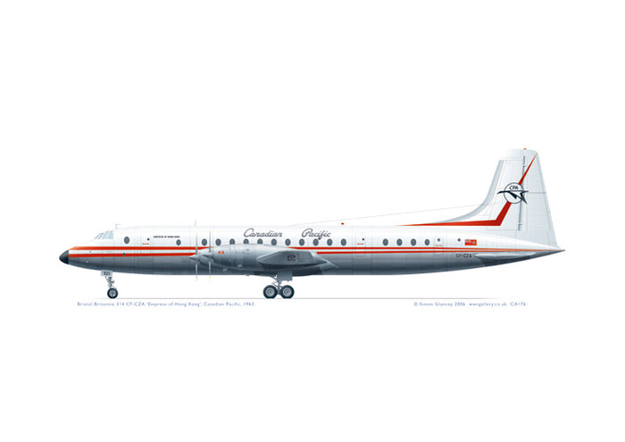 Bristol Britannia 314 Canadian Pacific
